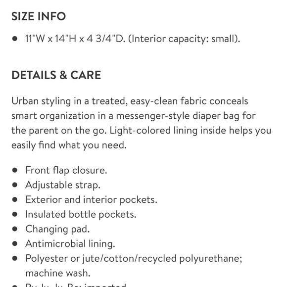 Onyx Blossoms Be Hip JuJuBe with Back Pack straps - Picture 7 of 7